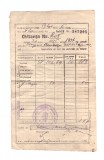 Chitanta impozit 1937