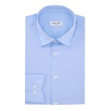 Camasa barbati slim fit albastra C002SF