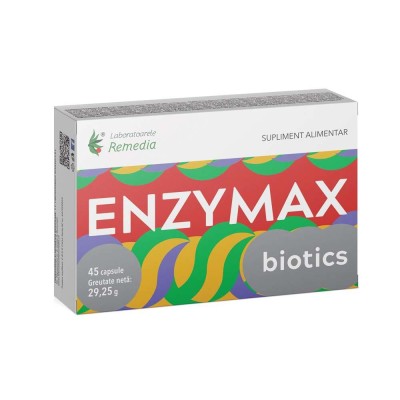 Enzymax Biotics 45 capsule Laboratoarele Remedia foto
