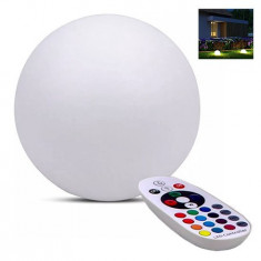 LAMPA LED RGB 3W MODEL SFERA IP65 40CM X 39CM foto