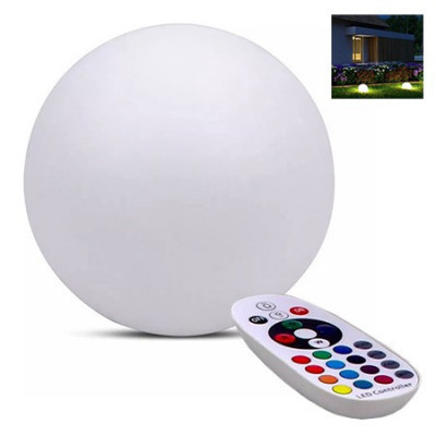 Lampa LED RGB 3W model sfera IP65 40cm x 39cm foto