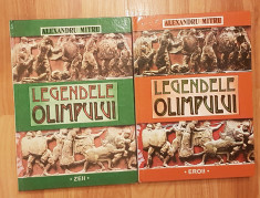 Legendele Olimpului Eroii + Zeii de Alexandru Mitru. Cartonate (2 vol.) foto