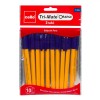 Set Pixuri Ballpoint Cello Tri-Mate Orange, 1.0mm, Albastru, Corp Galben, 10 Bucăți, Oem