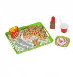 Set de joaca servire pizza cu tava si alimente