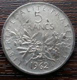 (M2160) MONEDA FRANTA - 2 FRANCS 1962, FALS DE EPOCA