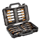 Set surubelnite si biti NEO Tools 58 piese, capete magnetice, otel S2