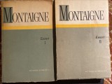 ESEURI,MICHEL de MONTAIGNE/ DOUA VOLUME,Ed.STIINTIFICA 1966/ STARE F.BUNA