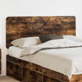 vidaXL Tăblie cap cu headboard Stejar fumuriu 150 cm Lemn compozit 887874