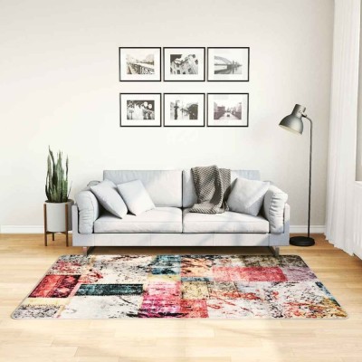vidaXL Covor lavabil, mozaic multicolor, 120x180 cm, antiderapant 337966 foto