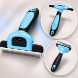 Pieptene trimmer de caini si pisici, pentru descalcire blana, anti-naparlire, par lung si scurt, JollyMag, SCZ22