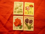 Serie Turcia 1960 - Flora , 4 valori, Nestampilat