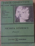 Poezii. Texte Comentate - Nichita Stanescu (Albatros, 1987, Lyceum, Paperback) Romana