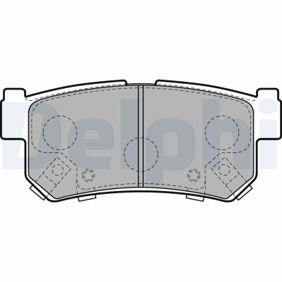 DELPHI LP2127 set placute frana,frana disc foto