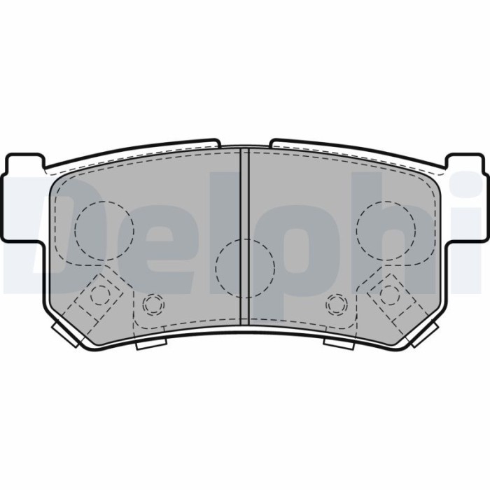 DELPHI LP2127 set placute frana,frana disc