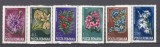 ROMANIA 1974 LP 861 OCROTIREA NATURII FLORI SERIE MNH