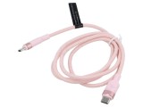 Cablu USB 2.0 USB C nichelat 1m roz VENTION