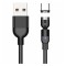 Cablu Incarcare USB la USB Type-C OEM Magnetic Rotate, L, 2m, 2A, Negru