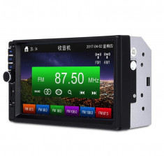 Player auto 7023B Mp5 2 Din Trochscreen, Port Usb, Port MicroSD, AUX, Bluetooth foto