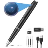 Cumpara ieftin Pix Spion cu Camera Video si Microfon, Full HD 1080P, 30fps, Card MicroSD 64GB Inclus, Baterie 150 Minute, Inregistrare Audio-Video, USB Reincarcabil,