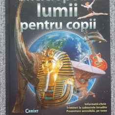 Enciclopedia lumii pentru copii, editura Corint, 210 pagini, noua, nefolosita.