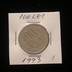 M1 C10 - Moneda foarte veche 122 - Romania - 100 lei 1993