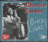 CD 3XCD Charlie Parker &lrm;&ndash; Bird Lives! (VG+)