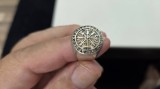 Inel vintage argint tip viking