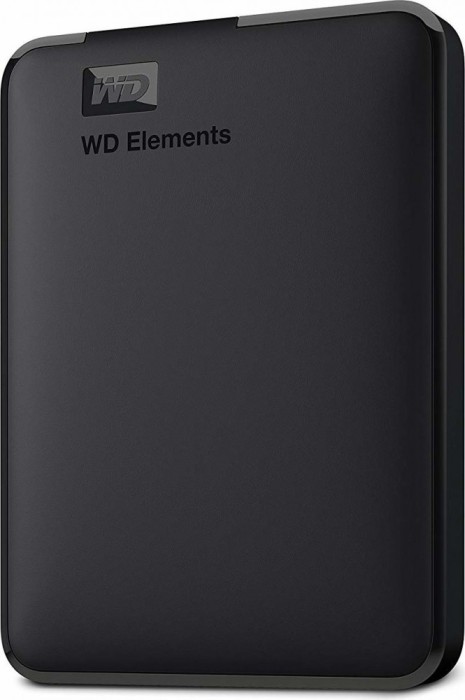 HDD extern WD 1 TB, Elements, 2.5 inch, USB 3.0, negru, &quot;WDBUZG0010BBK-WESN&quot; (timbru verde 0.8 lei)