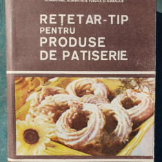 RETETAR TIP PENTRU PRODUSE DE PATISERIE, 1986, in perfecta stare, 637 pag