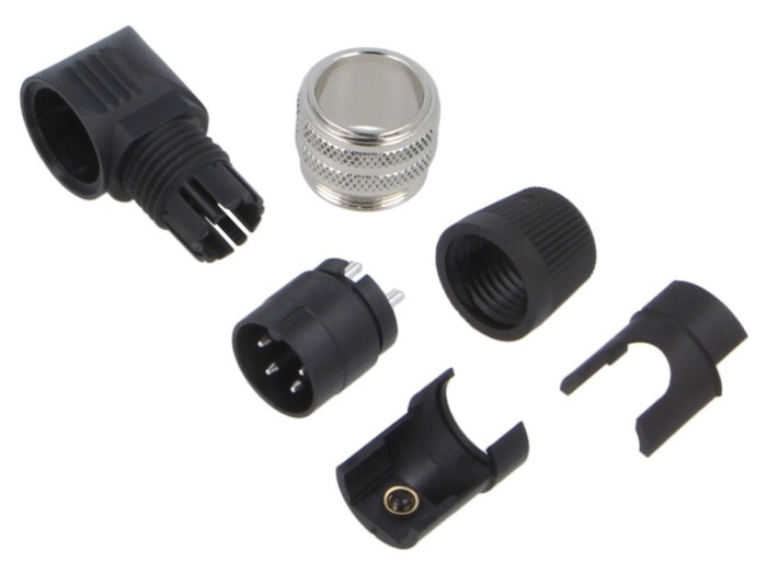 Conector M16 tată 4 pini, 6A