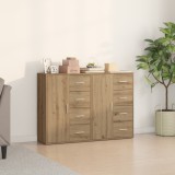 VidaXL Bufete 2 buc Artisan Stejar 60x31x84 cm Lemn Prelucrat