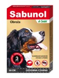 Cumpara ieftin Sabunol Dog GPI, Zgarda Antiparazitara Caini 10-25 kg, Culoare Negru (50cm)