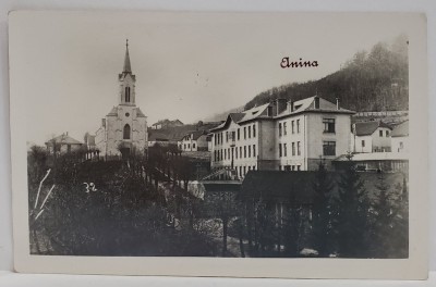 ANINA , IMAGINE DIN LOCALITATE , FOTOGRAFIE FORMAT CARTE POSTALA , INTERBELICA foto