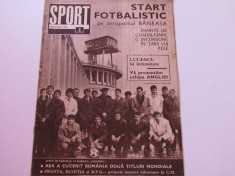 Revista SPORT-nr.2/01.1970 (echipa de fotbal a Romaniei,fisa biografica Lucescu) foto