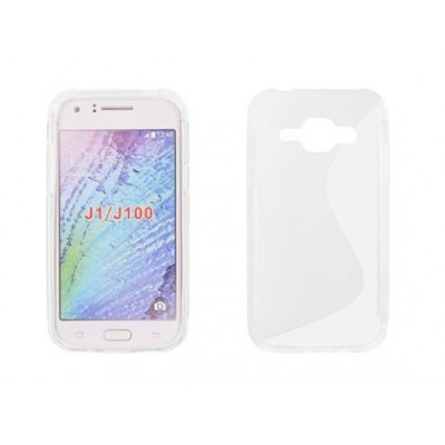 Husa Silicon S-line Sam Galaxy J1 J100 Transparent foto