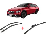 Cumpara ieftin Set 3 stergatoare MERCEDES-BENZ E-CLASS T-Model (S213) 2016 - 2023, pentru parbriz si luneta, Bosch Aerotwin
