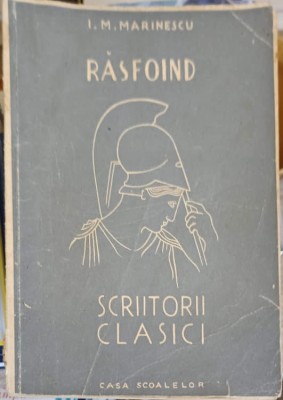 RASFOIND SCRIITORII CLASICI-I.M. MARINESCU-250069 foto