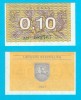 Lituania (p#29a) 0.1 Talonas 1991 UNC &#039;&Icirc;nlocuitorul Rublei Sovietice&#039; serie: AO 082767