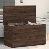 VidaXL Cufăr de depozitare, stejar maro, 84x42x46 cm, lemn compozit