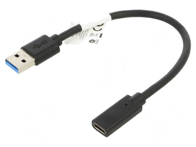 Cablu adaptor USB 3.1 A la C 0,15m nichelat