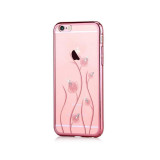 Cumpara ieftin Husa Vouni Crystal Blossom Gold Rose Pentru Iphone 6,6S, Roz, Carcasa