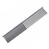 Pieptene metalic pentru grooming Iv San Bernard L, 67 dinti