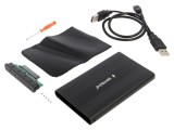 Carcasă Hard Discuri 2.5" USB 2.0 Aluminiu Negru