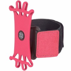 Husa Mbrands banderola telefon pentru brat/mana pentru alergat cu 360&deg; rotire, Armband suport pentru brat smartphone jogging Roz