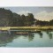Roman(Neamt):Vedere din gradina,carte postala circulata 1922 cu timbre de ajutor