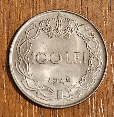 100 lei 1944, Mihai I, Rom&amp;acirc;nia foto