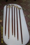 baston bronz si lemn
