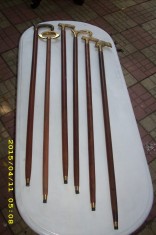 baston bronz si lemn
