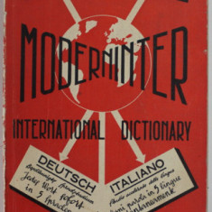 MODERNINTER , INTERNATIONAL DICTIONARY par EMMANULE PISANT , 1958