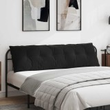 vidaXL Perna pentru spate Negru 180 x 50 cm Țesătură din corduroy 42014939